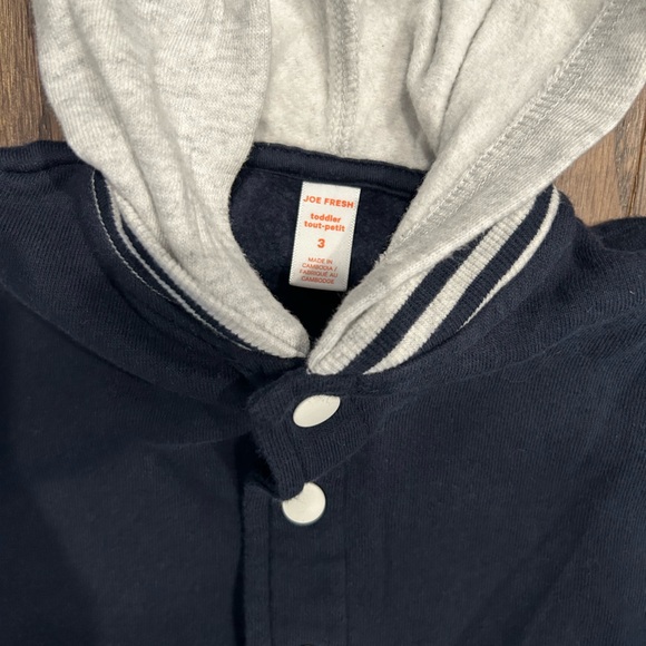 Joe Fresh Size 3T Toddler Boy's Hoodie Jacket - Picture 2 of 2